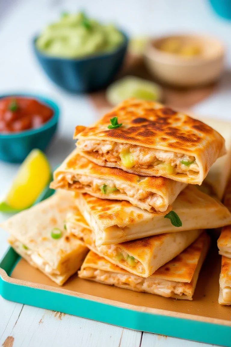 Easy Chicken Quesadillas Recipe: Quick and Flavorful Dinner