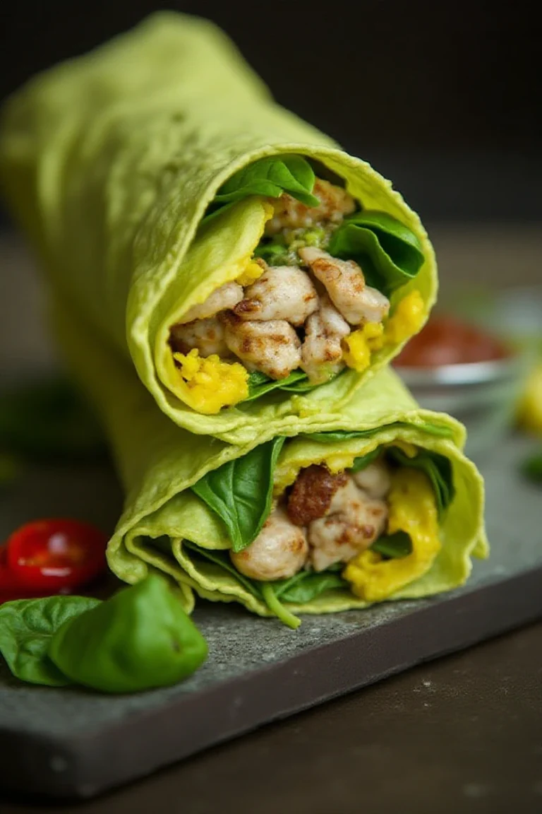 Easy Chicken Spinach Wraps Recipe: Healthy and Flavorful Lunch Idea