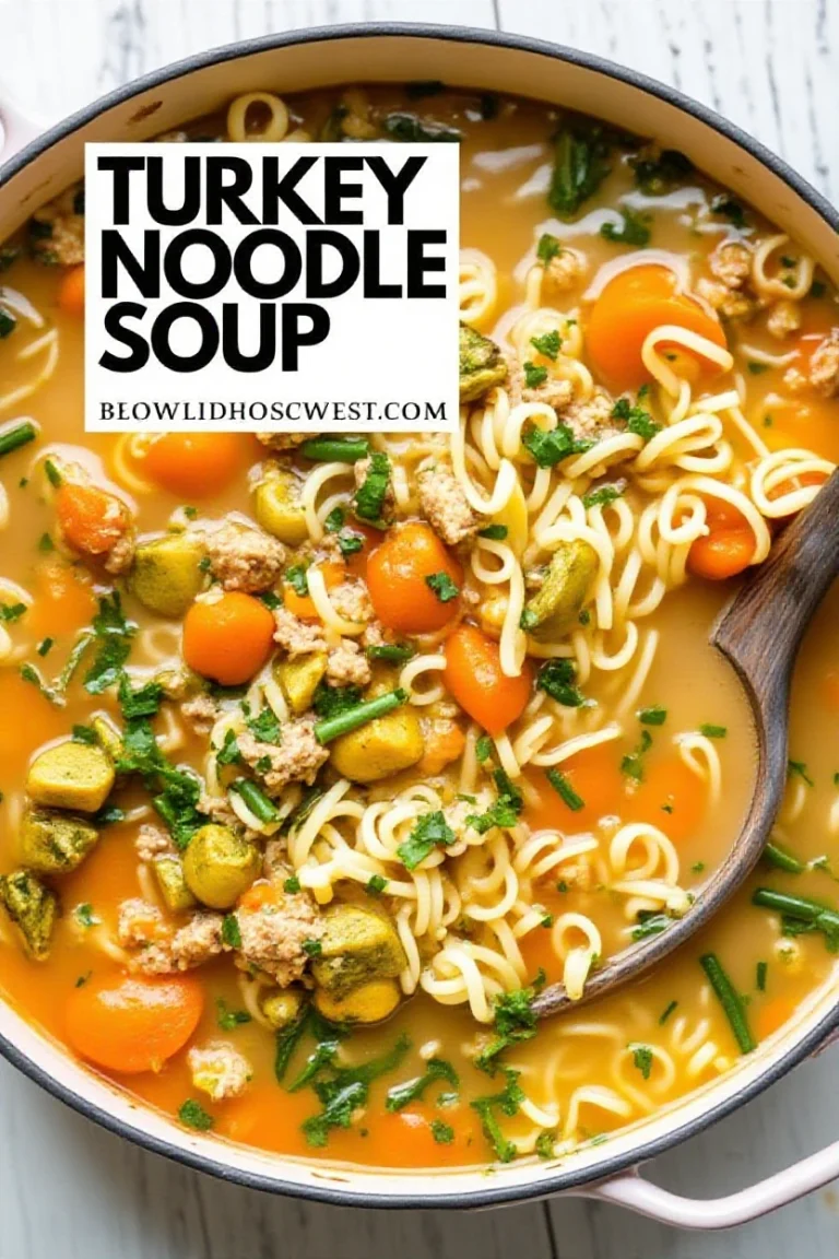 Easy Turkey Noodle Soup Recipe: Comforting and Delicious